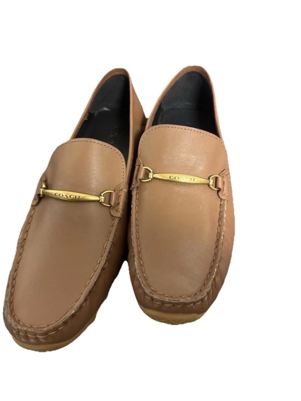 Coach Collapsible Heel Driver Loafers Sz 8D Used Condition Academia See Photos